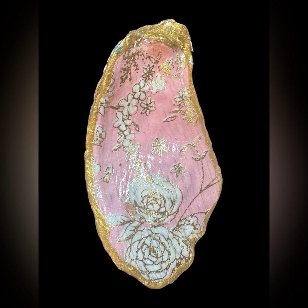 Oyster Shell Trinket Jewelry Holder Outer Banks